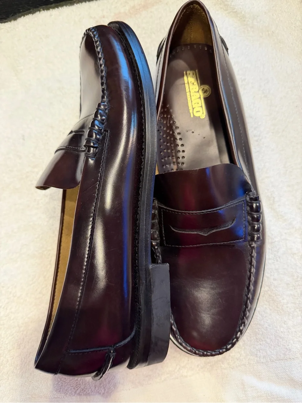 Sebago polished leather